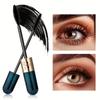 2-in-1 4D Fiber Eyelash Mascara Curling and Lengthening, Super Waterproof, Volumizing Black Mascara Perfect Fit Makeup Cosmetic