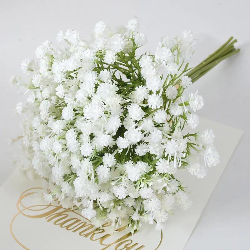 Decorative Gypsophila Artificial Flower Bouquet for Vase Decoration - White
