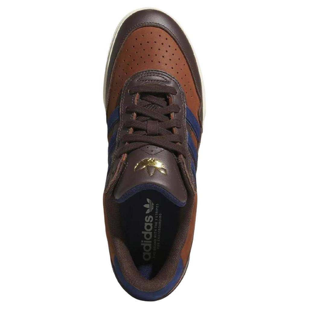 Adidas Originals Tyshawn II Comfortable Fit Skate Shoes Unisex Skate Shoes Brown Blue KK2982
