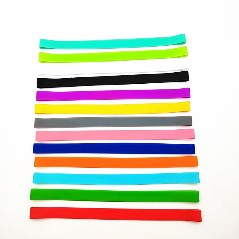 12 Pcs Silicone Beach Towel Clips, Stretchable for Beach Chair Colorful Towel Bands for Pool Swim Vacation Beach Accessories