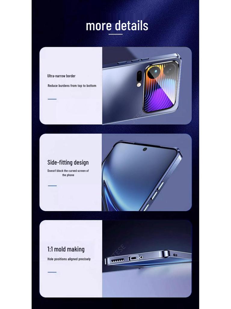 Xiaomi 17ProMax Premium Frosted Lens Full-Cover Anti-Fall Phone Case