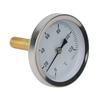 0-120℃ Edelstahl Klemmsonden-Rohrthermometer An Rohrheizung Bimetall-Thermometer Feder 63mm Metall Temperatur Temp Messgerät