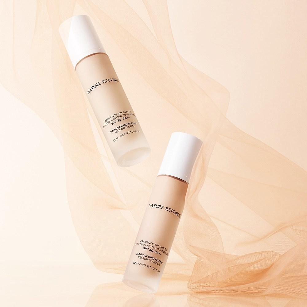 Nature Republic Provence Air Skin Fit One Day Lasting Foundation 30ml, P21 Rosy Vanilla, 1 Stk.