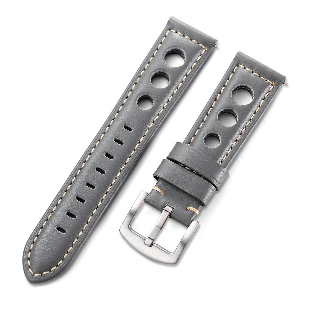 Cowhide Watch Strap Bracelet Vintage Genuine Leather 20mm 22mm 24mm Watchband Women Men Fashion Watch Band Belt With Pin Buckle