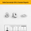 Triple Strength No-Sew Round Electroplated Magnetic Bag Buckle with Thickened Metal Pin