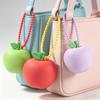 Fruit-Themed Silicone Keychain: 3D Fruit Shaped Mini Pendant Ornaments