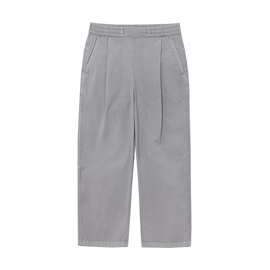 Nau Garment-Dyed Bamboo Autumn-Length Pants 2 Light Gray