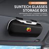 Auto Brillenetui Box Sonnenbrillenhalter Sonnenblenden-Aufbewahrung Schutzrahmenbox Brillenclip Für Fiat Abarth 695 595 124 Spider