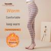 Women's Striped Cotton Thermal Leggings