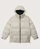 [Black Edition] Hooded Puffer Down Jacket Khaki