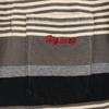HYSTERIC made in Japan Border Pattern Long sleeve Polo shirt F Black Men's Used