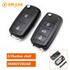 Remote Car Key Shell Case Blank 2/3buttons 5K0837202AD for VW Volkswagen Tiguan Passat MK6 Polo CC Seat Octavia Flip Key Fob Re