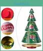 Christmas Tree Tin Candy Box With Metal Storage Container For Holiday Decorations