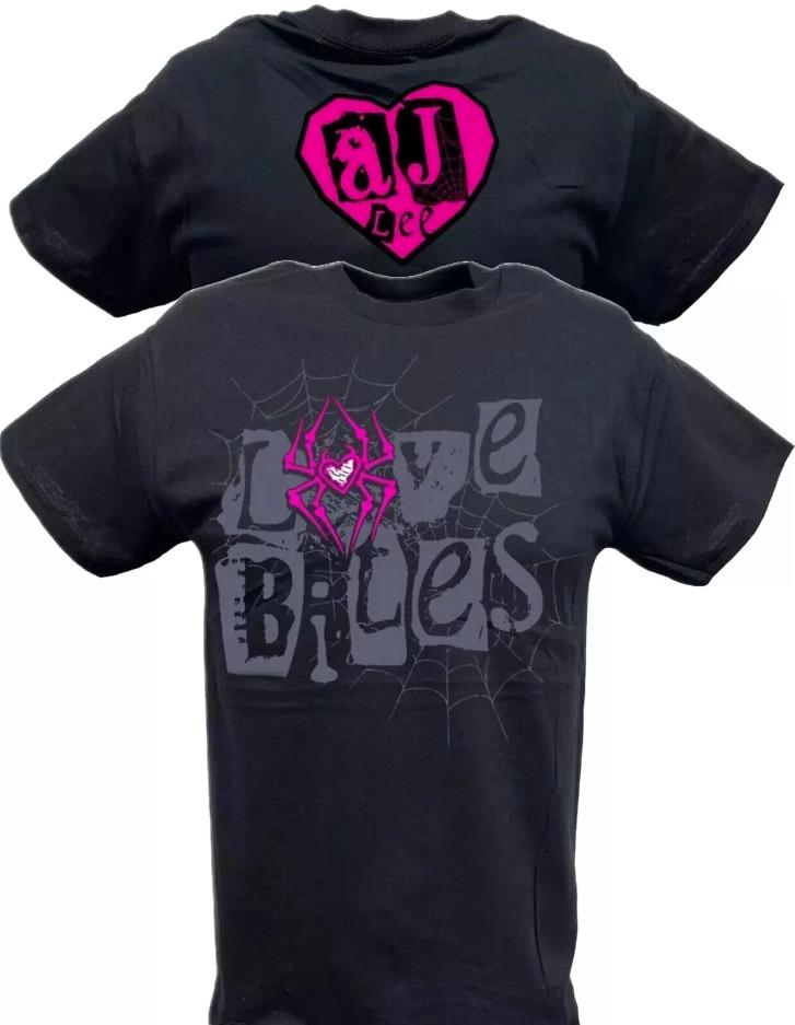 Aj Lee Love Bites Spider Web T-shirt Size S-5xl Unisex T-Shirt XL
