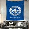 SV Darmstadt 98 Wall Tapestry Aesthetic Wall Hanging Printed Fabric Blanket Decorative Tapestries for Bedroom Living Room Home Decor