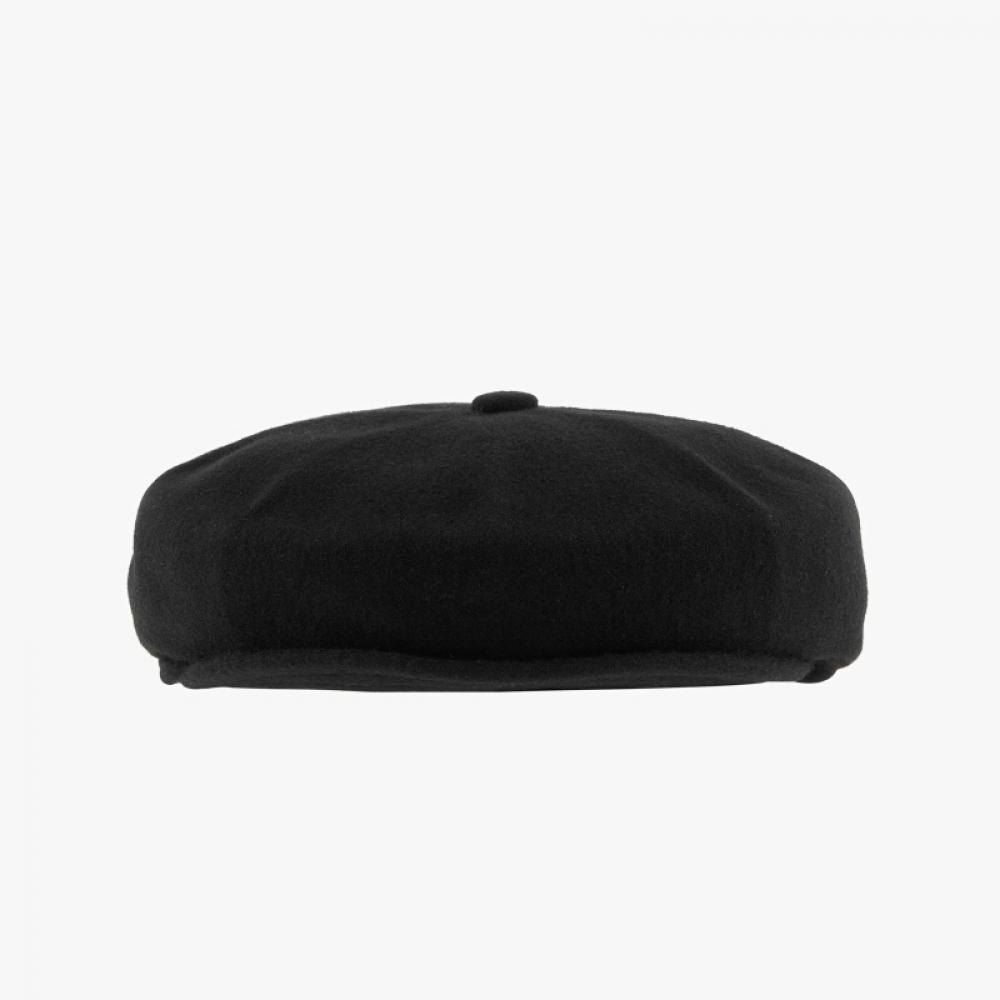 Kangol K3164ht Black Hawker Wool Newsboy Cap Octagonal Hat