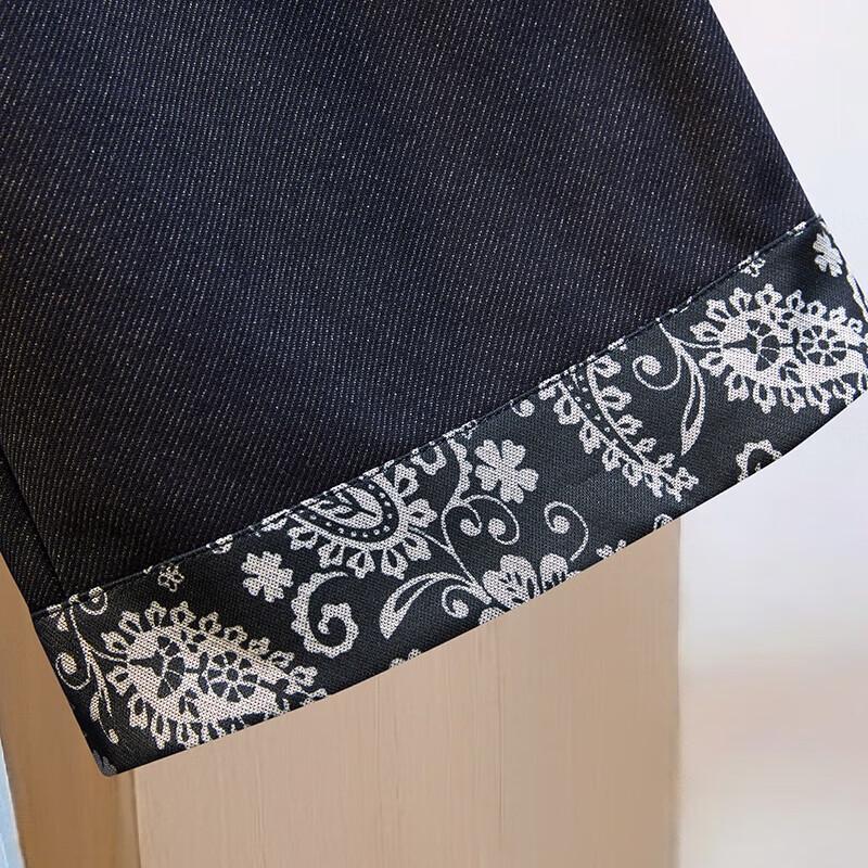 Women's Printed Drawstring Waist Casual Pants