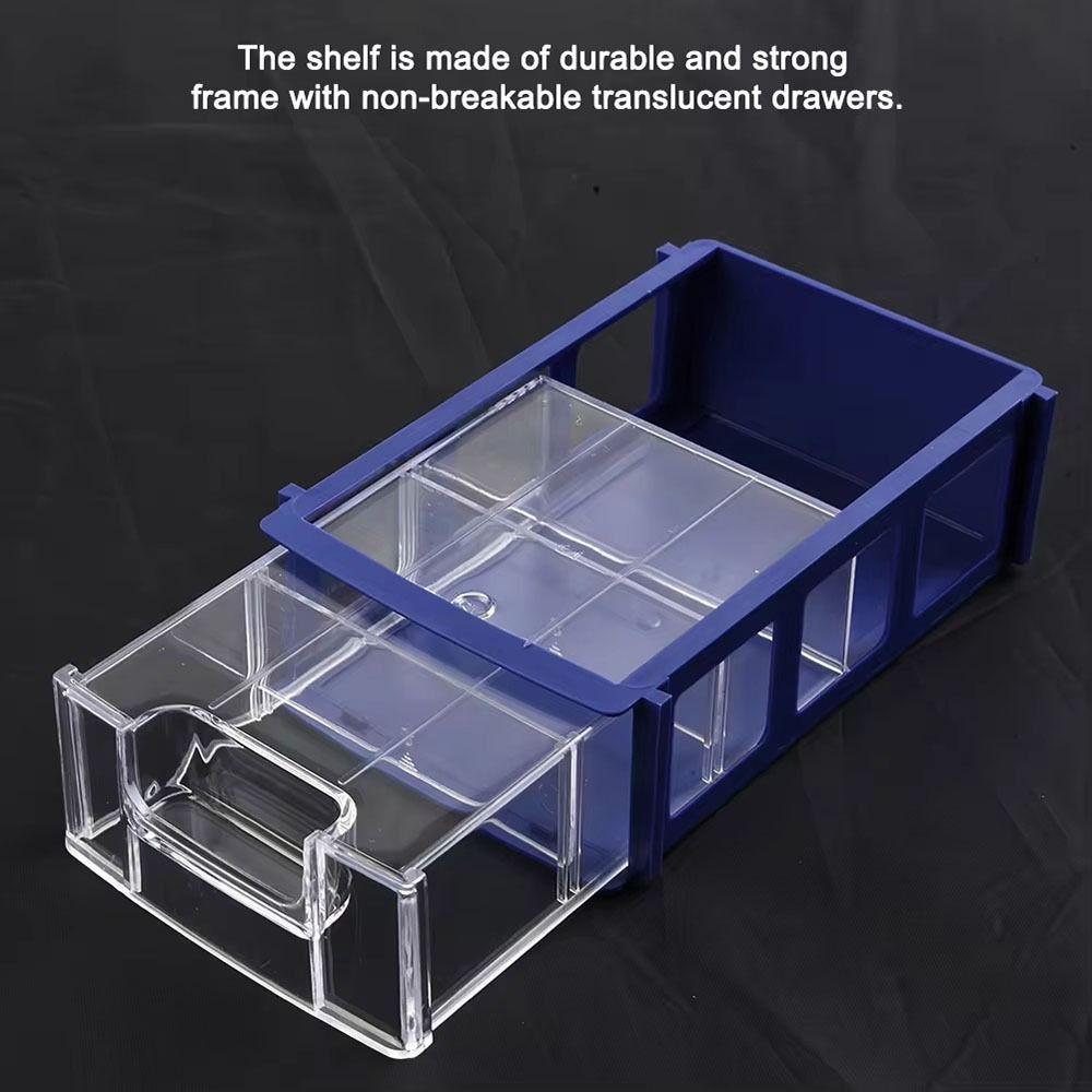 1Pcs Scwerdriver Bit Case Holder Hardware Storage Container Hardware Parts Component Drawer
