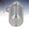 304 Stainless Steel Pill Case Waterproof Sealed Mini Portable Medicine Bottle Keychain Hanging Special Tank Shape Drug Container