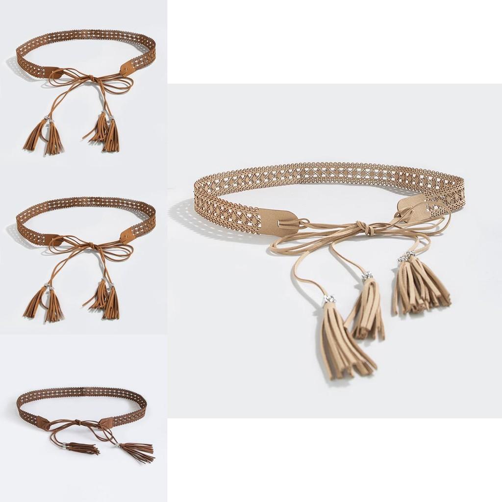 Waist Fashion Bohemian Belt With Openwork Detailing For Women Adult