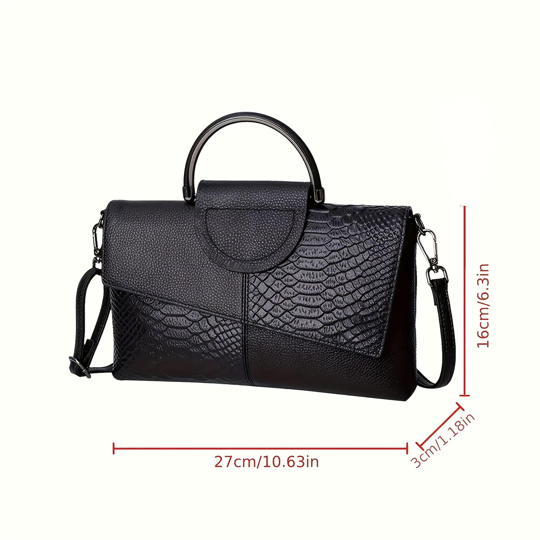 orean Style 2026 New PU Leather Handbag Women s Trendy Tote Bag Versatile Clutch Designer Handbag Fashion Tote Clutch 27x16x3cm чёрный