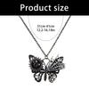 Mystical Mechanical Butterfly Pendant Necklace Gothic Design With Artisanal Distressing Perfect Gift For Alternative Style Lovers