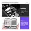 USB Data Cable Storage Travel Organizer Bag Portable Carry Case For Mercedes Benz AMG W204 W205 W203 W211 W201 W210 W108 W124