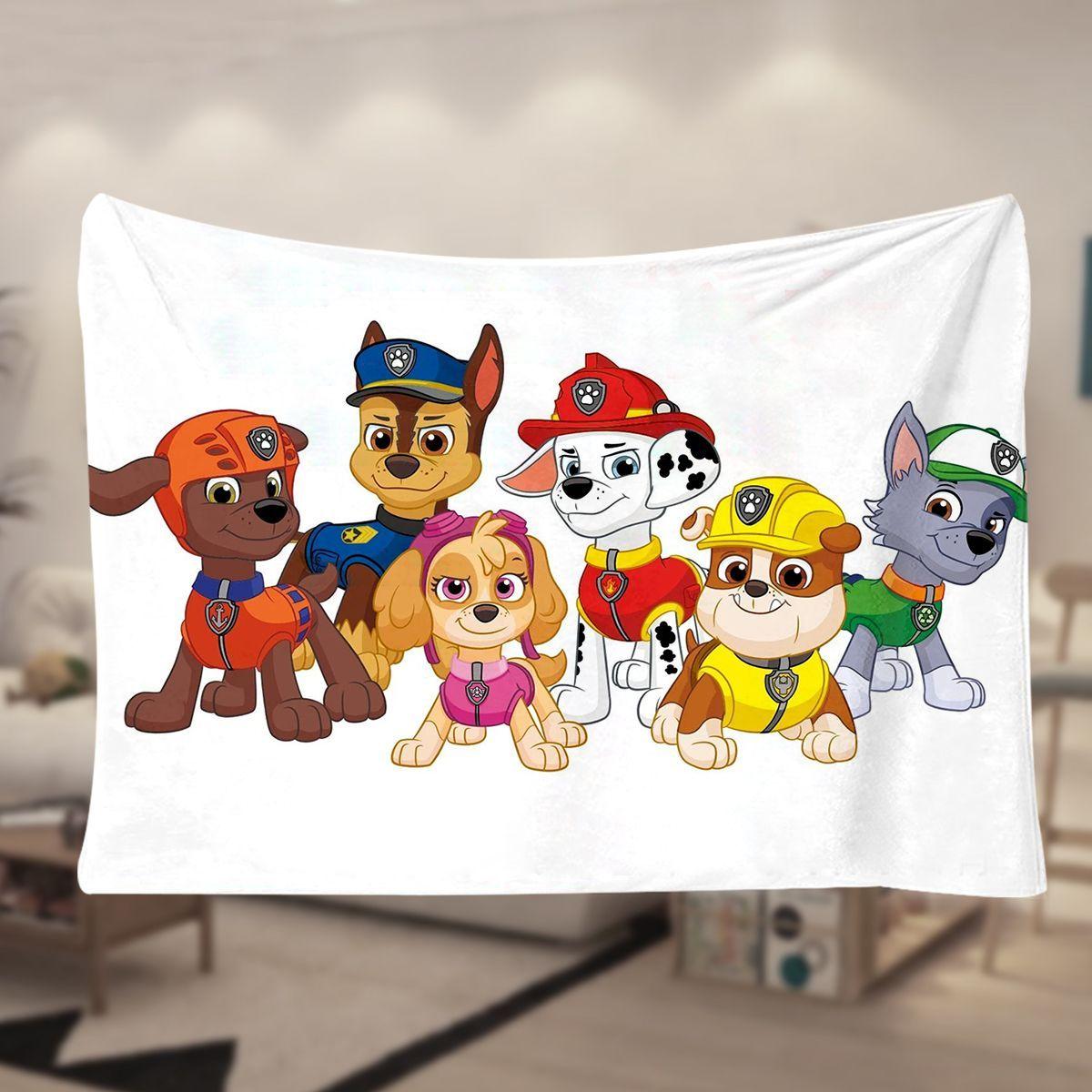 Wangwang Team Dog Flannel Blanket, Air Conditioner Blanket, Shawl Blanket, Nap Blanket, Sofa Blanket 100cmx70cm