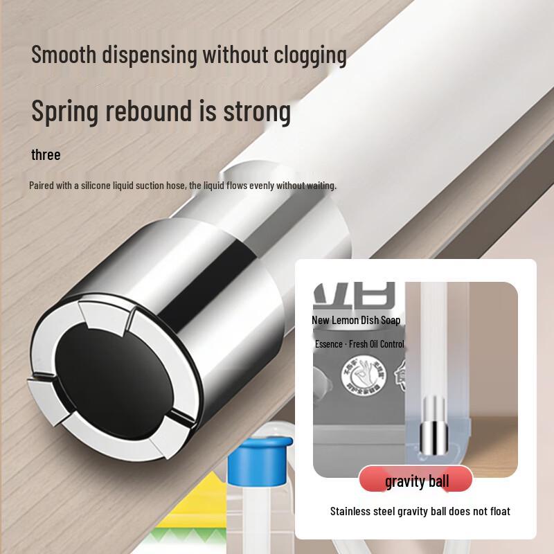 Jingwanhui Sink Soap Dispenser with Storage Rack