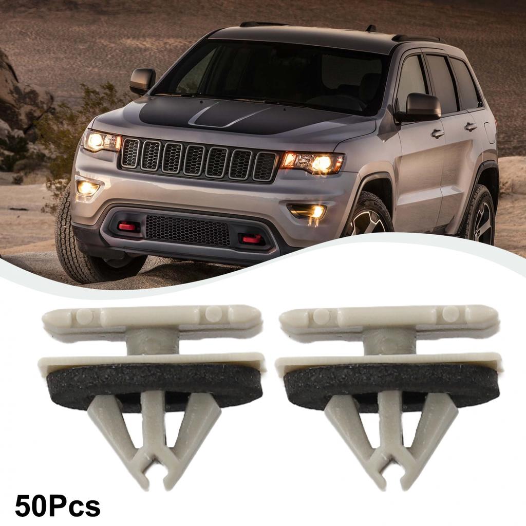 50pcs Rocker Panel Moulding Clip Exterior Trim Fastener For Jeep for Cherokee