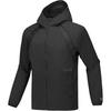 Skechers Quick-Drying Comfortable Zip-Up Long Sleeve Hooded Jacket Unisex jackets Carbon-Black P225U071-0018