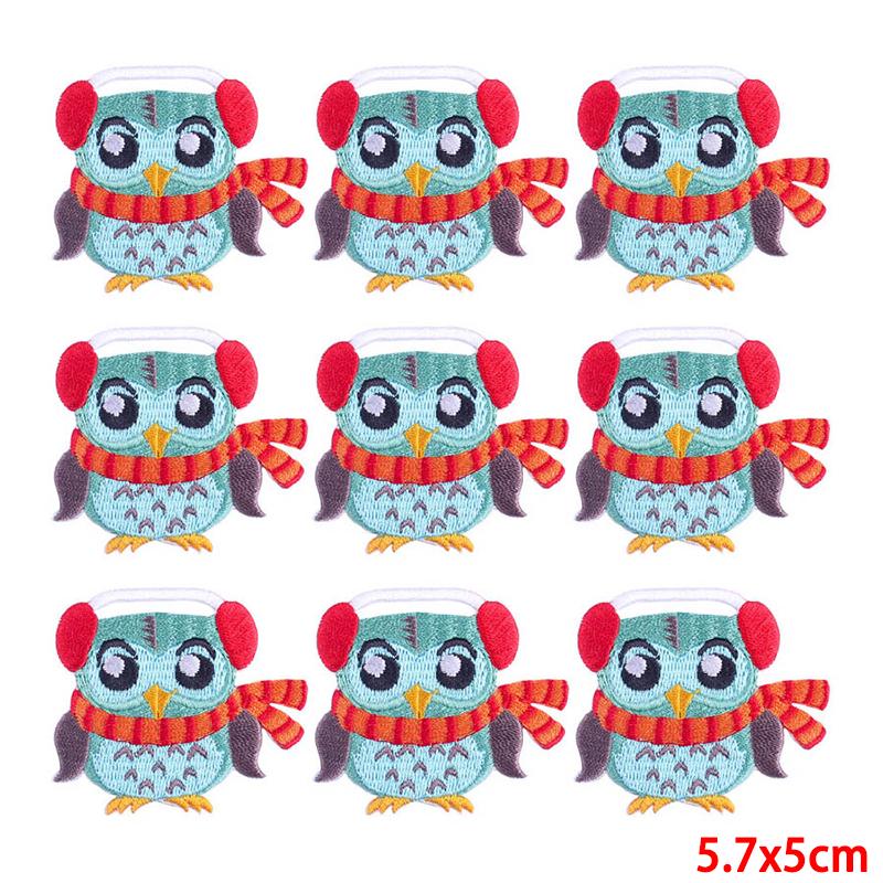 10 Pcs/lot Wholesale Embroidery Patch Iron On Patches For Clothing Patches On Clothes Jackets Decor Applique Sew Supplies
