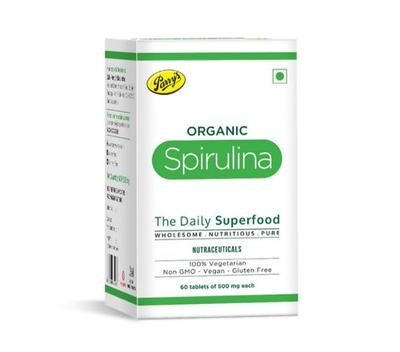 Spirulina (60 Tabletten, 500 mg), Bio-Spirulina-Tabletten