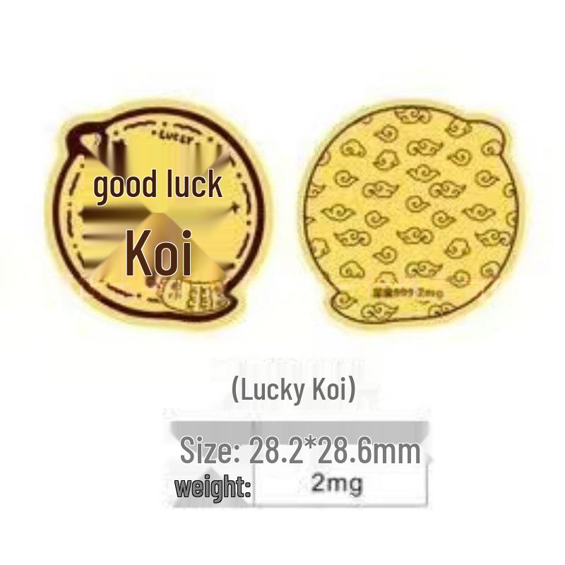 Shuibei Gold 999 Wealth & Treasure Phone Sticker – Creative Gold Foil Gift for Drivers