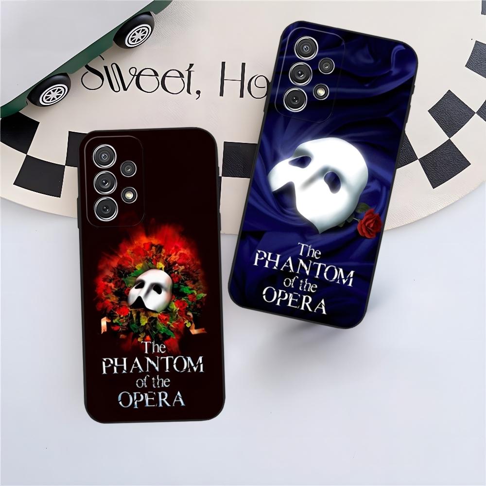 The Phantom Of The Opera Phone Case for Sumsung Galaxy S24 S23 S22 S21 S20 A24 A34 N20 M54 A54 A53 Fe Plus Ultra Black Soft Cove