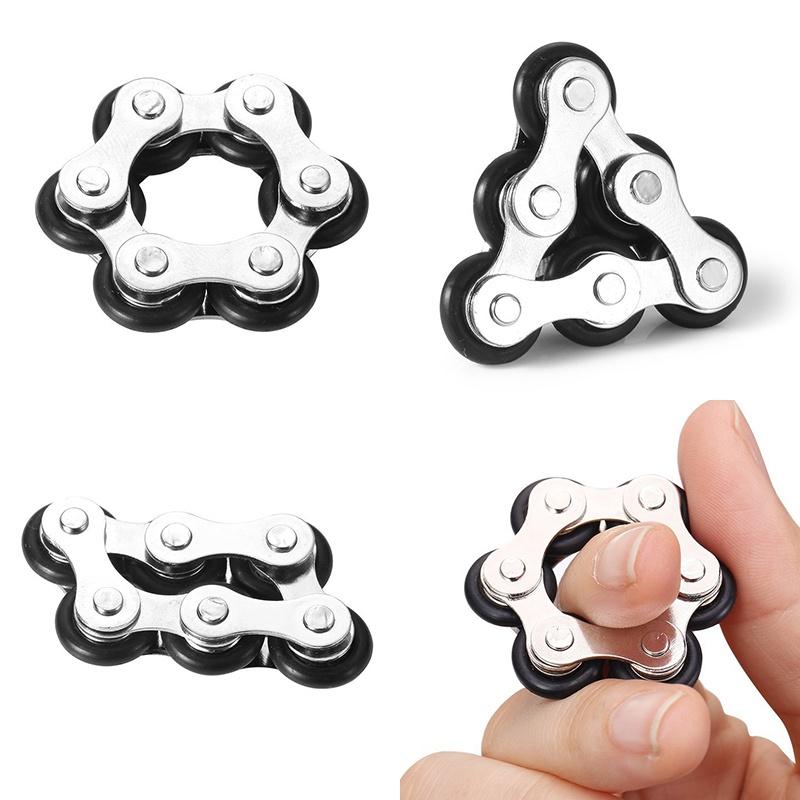 Rullekjede Fidget Toy Stress Reducer Bike Chain Fidget Leker Perfekt for ADD, ADHD, angst og autisme