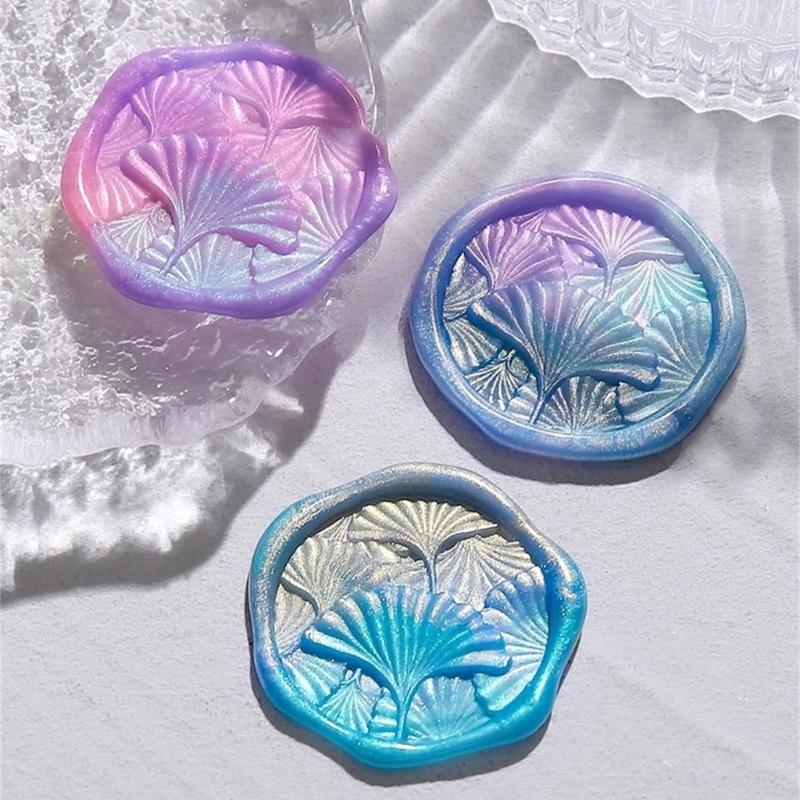 100Pcs Gilter Sealing Wax Beads for Wax Seal Stamp, Flower Wax Seal Beads for Gift Wrapping, Invitation Envelope Decor