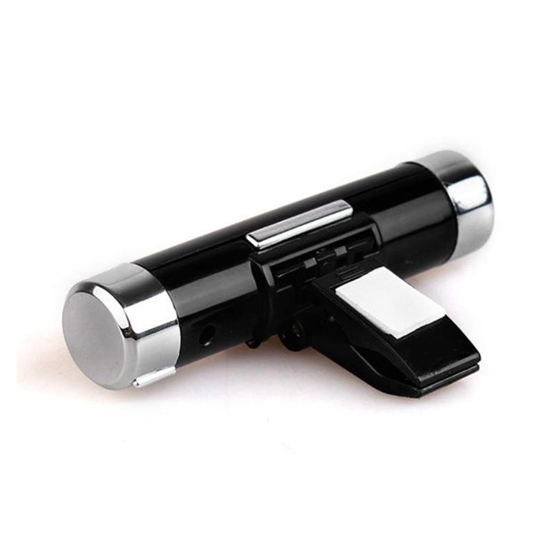 Portable LCD Temperature Electric Clock Digital Voltmeter Gauges Clock 3in1