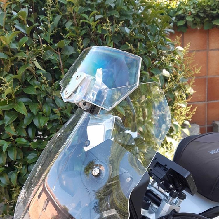 Upgrade Motorcycle Windshield Extension Universal Adjustable Clip-on Windscreen