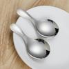 Stainless Steel Mini Spoon Short Handled Spoon Ice Cream Spoon Milk Powder Spoon for Kitchen Restaurant