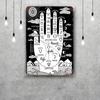 Palmistry Classic Poster Rusty Metal Plaque Retro Decorative Plate Bar Man Cave Garage Club Metal Sign Wall Decoration
