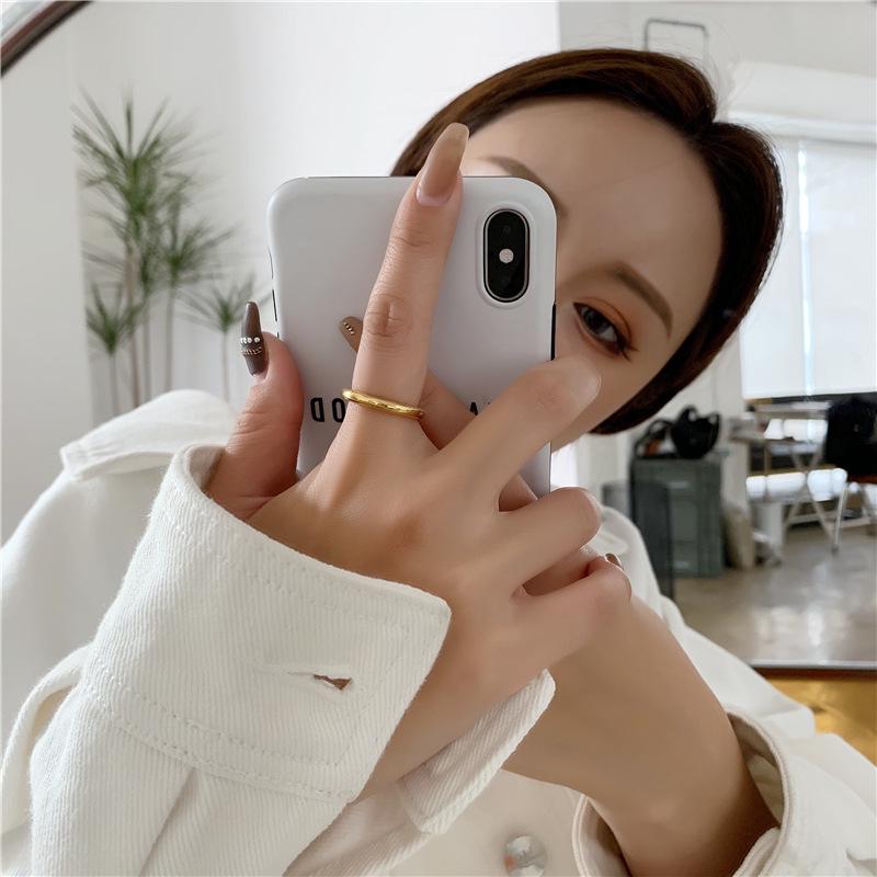 18k Plated Stainless Steel Women's Fashionable Pinky Ring