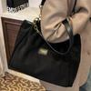 Large-capacity large bag women's autumn new simple shoulder bag fashionable high-value commuter tote bag