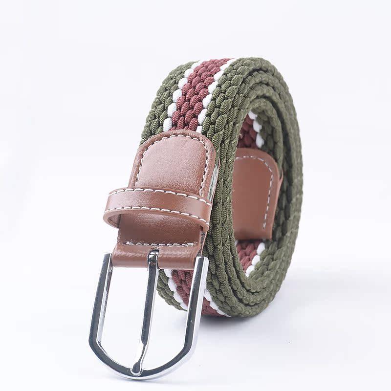 Elastic Woven Belt, Men'S Casual Canvas Belt, Elastic Elastic Belt, Hair Delivery.