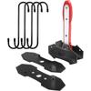 Quick Ratchet Brake Piston Wrench Extender 360° Rotating Caliper Tool with 4 Hooks Universal Auto Repair Tool