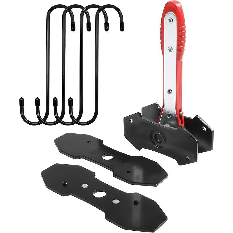 Quick Ratchet Brake Piston Wrench Extender 360° Rotating Caliper Tool with 4 Hooks Universal Auto Repair Tool