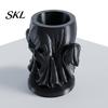 3D Horror Ghost Figure Printed Egg Holder, Multi-Functional Tray Ornaments for Storage And Durable Desktop Decoration, Halloween Theme Stable