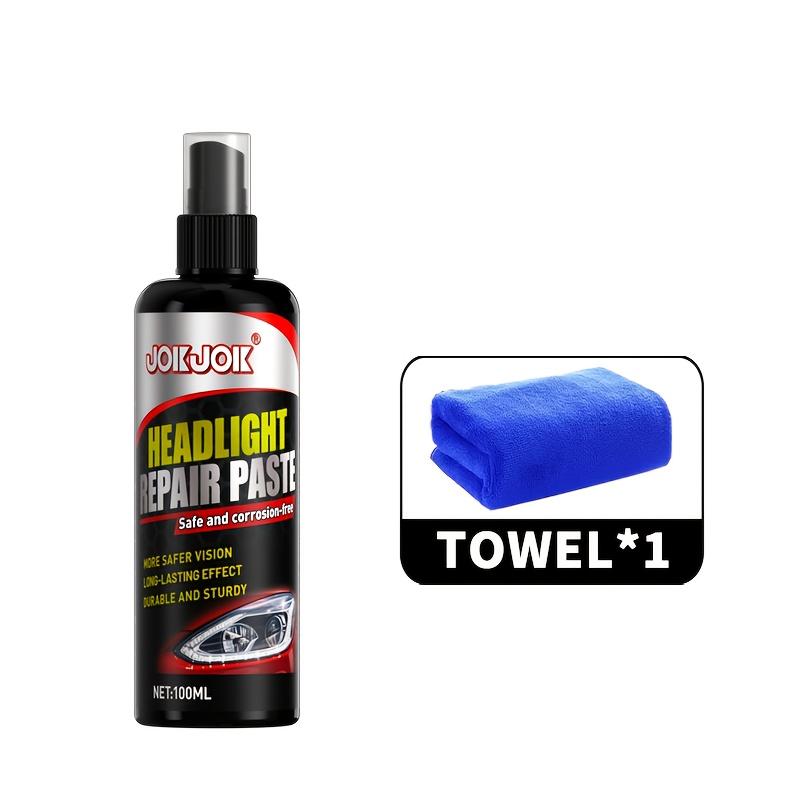

JOKJOK 100ml Ceramic Car Headlight Repair Spray - Advanced Yellowing and Oxidation Remover, Long-lasting Protective Coating 100ml