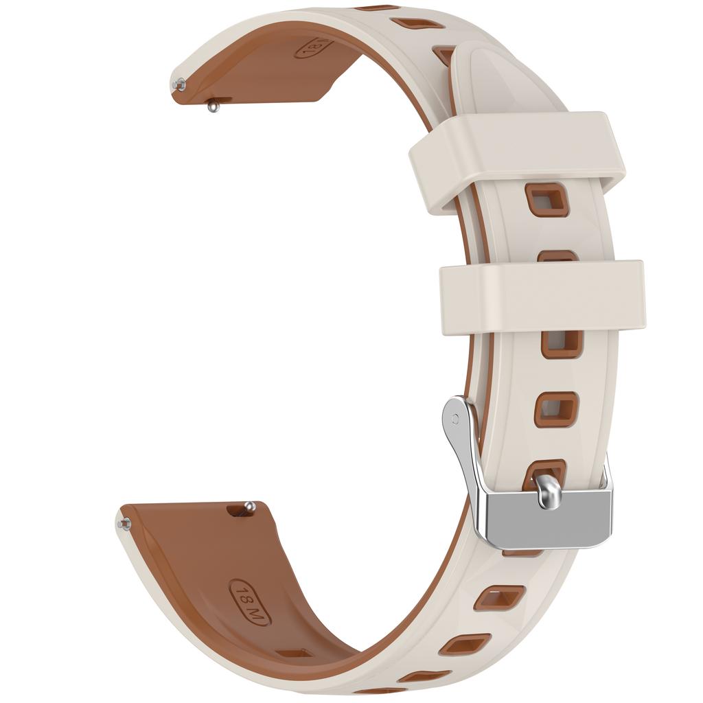 18mm Universal Ice Crack Silicone WatchStrap For Huawei Watch GT6 5 4 41mm For Garmin Venu 4 41mm/3S/2S Band For Forerunner 265S/255S/Vivoactive 4S 3S