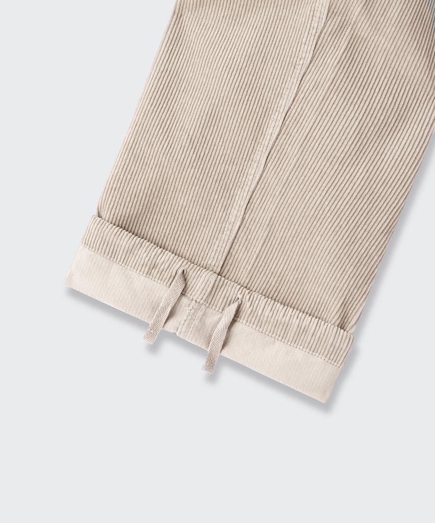 MUSINSA STANDARD Corduroy Parachute Cargo Pants [Cream]